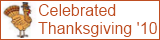 Badge for Thanksgiving 2010